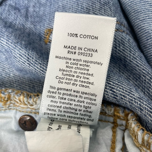 Pacsun Color block Mini Denim Skirt Size 26 - Picture 6 of 6